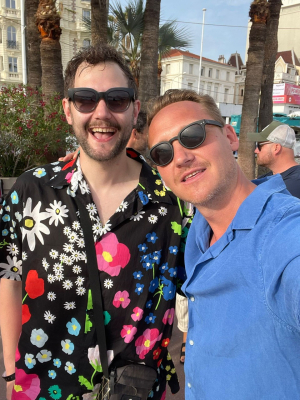 Will Sellers and Mark Wilson at Cannes Film Festival July 2023